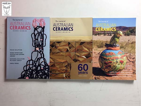 Collection of 'The Journal Of Australian Ceramics'